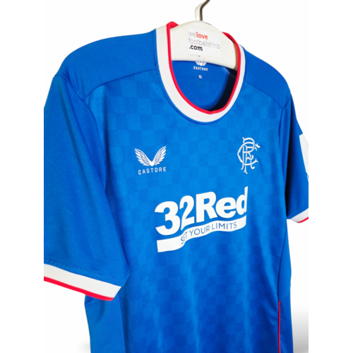 Castore Original retro vintage football shirt Rangers FC 2022/23