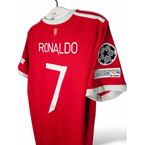 Adidas Origineel retro vintage voetbalshirt Manchester United 2021/22 Adidas Origineel retro vintage voetbalshirt Manchester United 2021/22