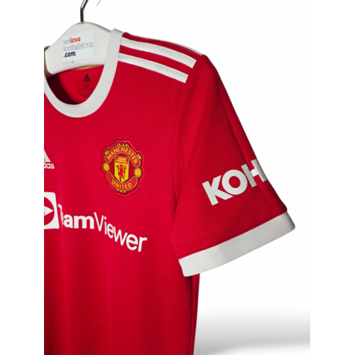 Adidas Origineel retro vintage voetbalshirt Manchester United 2021/22 Adidas Origineel retro vintage voetbalshirt Manchester United 2021/22