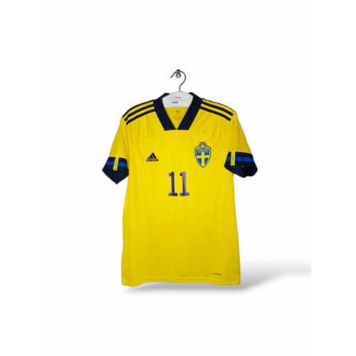 Adidas Origineel retro vintage voetbalshirt Zweden 2020/21 Adidas Origineel retro vintage voetbalshirt Zweden 2020/21