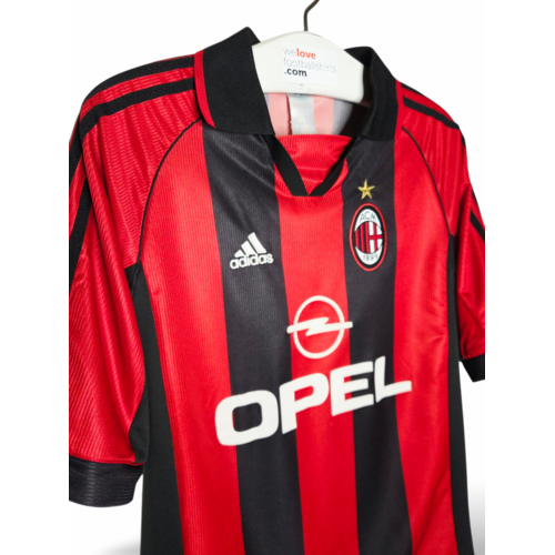 Adidas Origineel retro vintage voetbalshirt AC Milan 1998/99