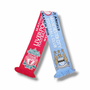 Fußballschal Liverpool - Manchester City