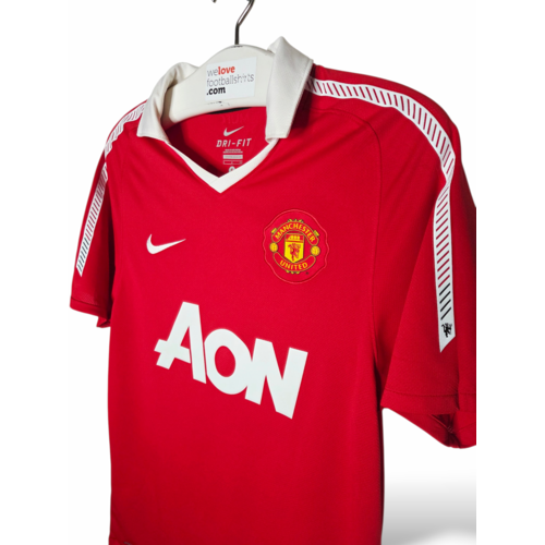Nike Origineel retro vintage voetbalshirt Manchester United 2010/11 Nike Origineel retro vintage voetbalshirt Manchester United 2010/11