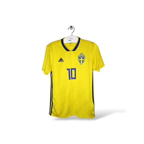 Adidas Origineel retro vintage voetbalshirt Zweden 2018/19 Adidas Origineel retro vintage voetbalshirt Zweden 2018/19