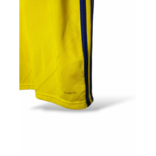 Adidas Origineel retro vintage voetbalshirt Zweden 2018/19 Adidas Origineel retro vintage voetbalshirt Zweden 2018/19