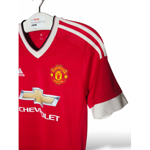 Adidas Origineel retro vintage voetbalshirt Manchester United 2015/16 Adidas Origineel retro vintage voetbalshirt Manchester United 2015/16