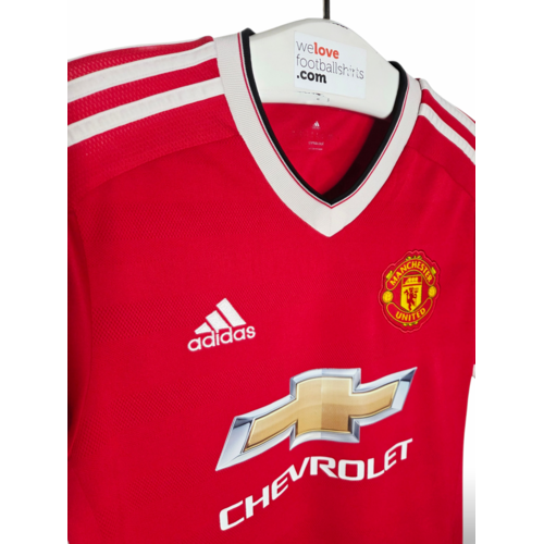 Adidas Origineel retro vintage voetbalshirt Manchester United 2015/16 Adidas Origineel retro vintage voetbalshirt Manchester United 2015/16