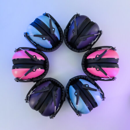 Kinder-Kapselgehörschutz purpur