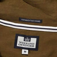 Weekend Offender Carmine hooded sweatshirt Conifer