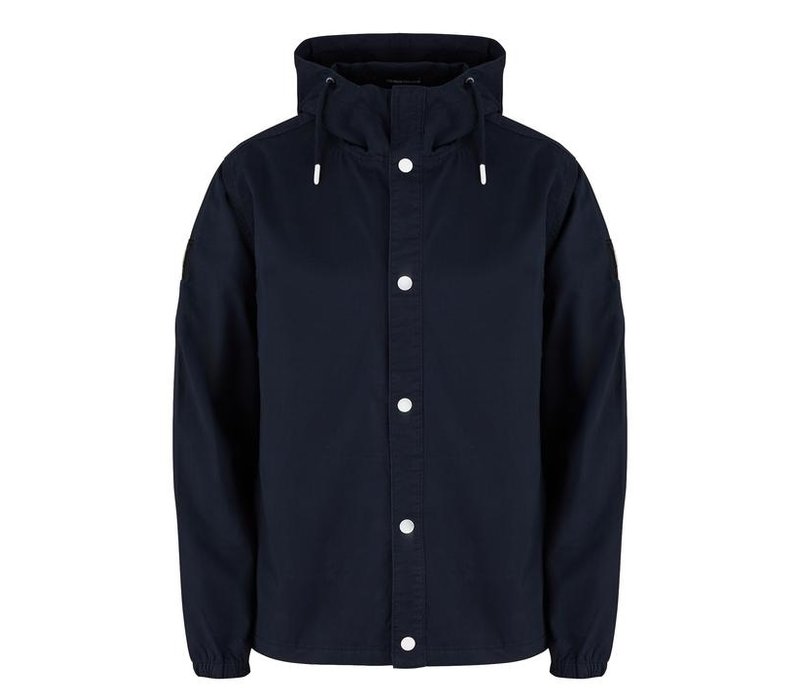 Weekend Offender Immacolata hooded overshirt jacket Navy