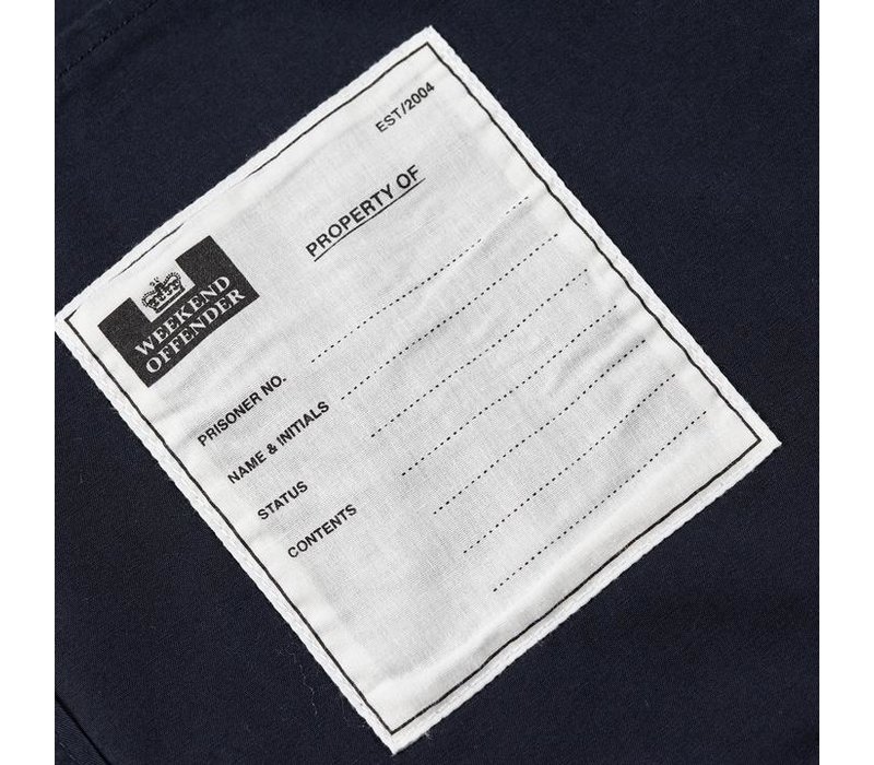 Weekend Offender Immacolata hooded overshirt jacket Navy