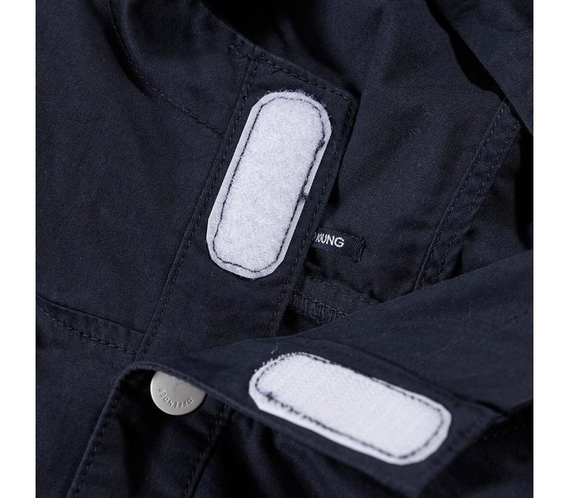 Weekend Offender Immacolata hooded overshirt jacket Navy