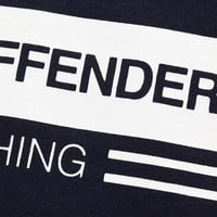 Weekend Offender W.O.A.N. chest stripe t-shirt Navy