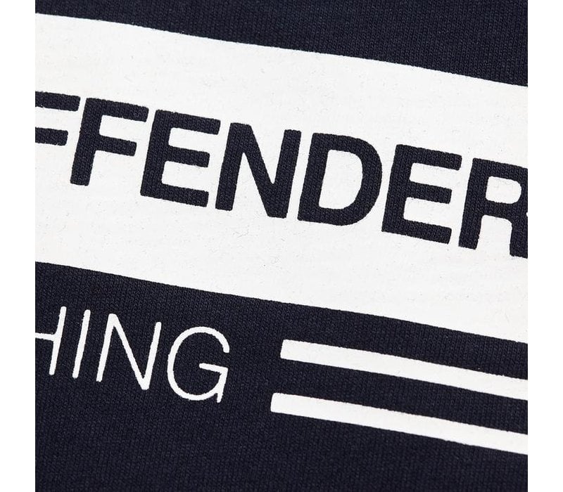 Weekend Offender W.O.A.N. chest stripe t-shirt Navy