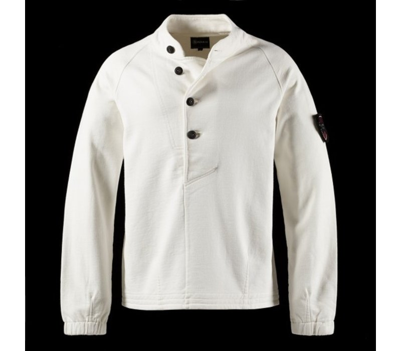 Boneville garment dyed overhead sweat Bone