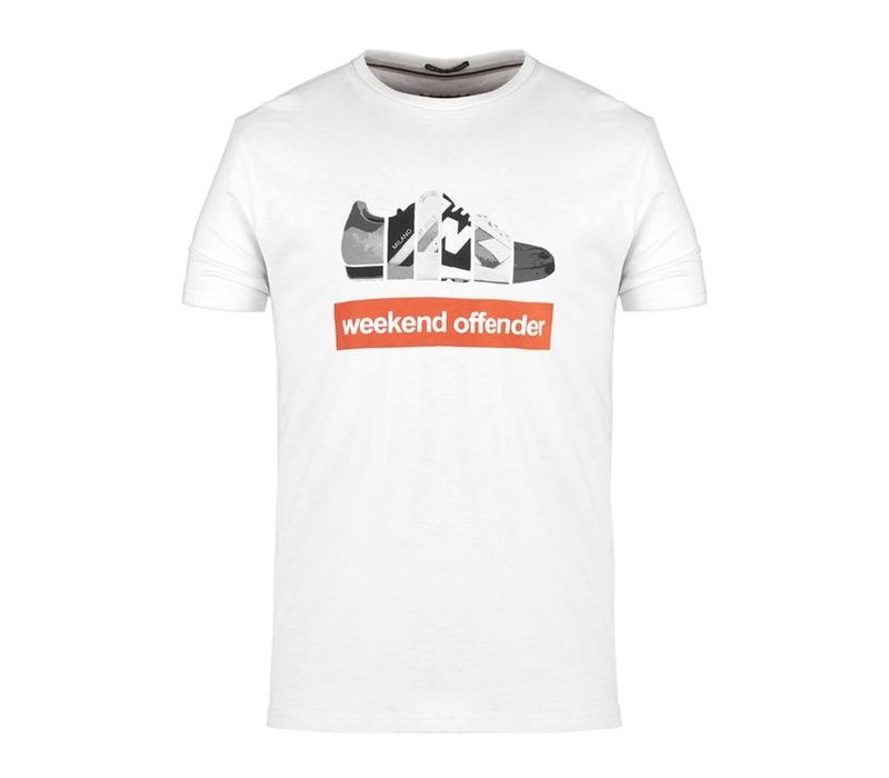 Weekend Offender Trainerspotting t-shirt White