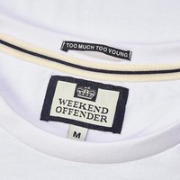 Weekend Offender Rogue series Silvio t-shirt White