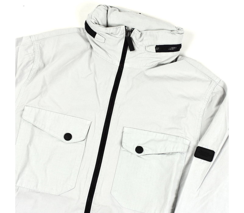 Peaceful Production concealed overshirt Ice