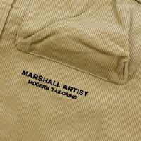 Marshall Artist cord overshirt Stone