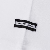 Weekend Offender Admit Nothing t-shirt White