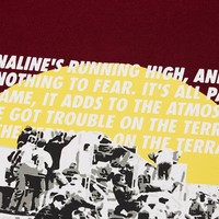 Weekend Offender Trouble t-shirt Garnet