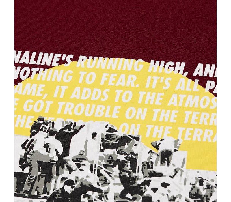 Weekend Offender Trouble t-shirt Garnet