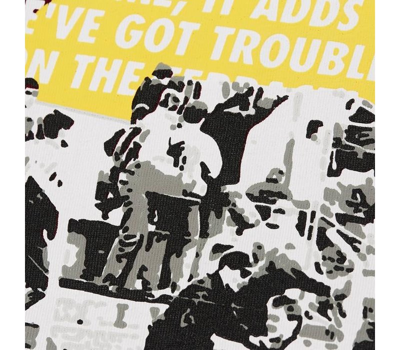 Weekend Offender Trouble t-shirt Garnet