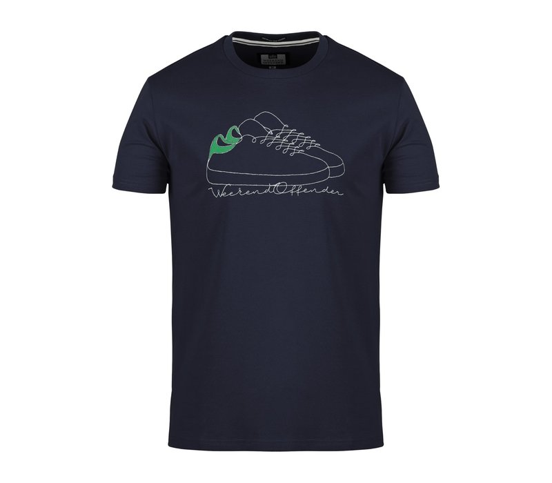 Weekend Offender Trainer t-shirt Navy