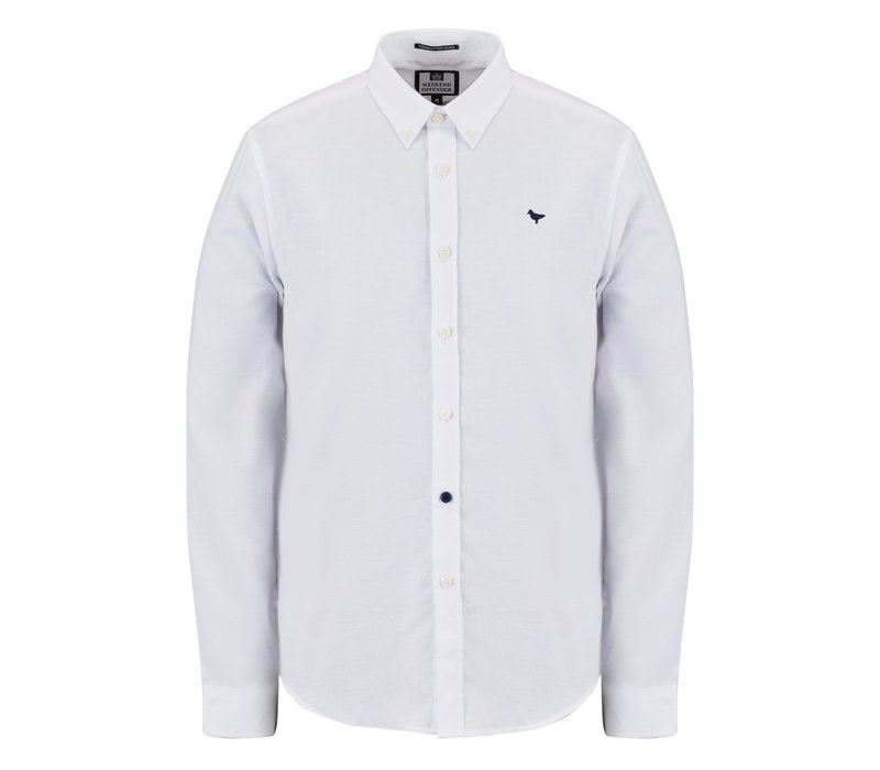 Weekend Offender Pallomari long sleeve shirt White