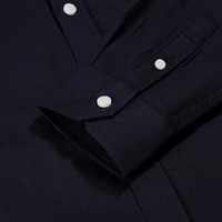 Weekend Offender Pallomari long sleeve shirt Navy