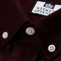 Weekend Offender Pallomari long sleeve shirt Garnet