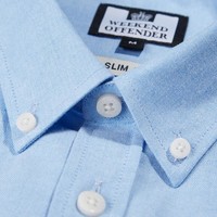 Weekend Offender Pallomari long sleeve shirt Pale blue