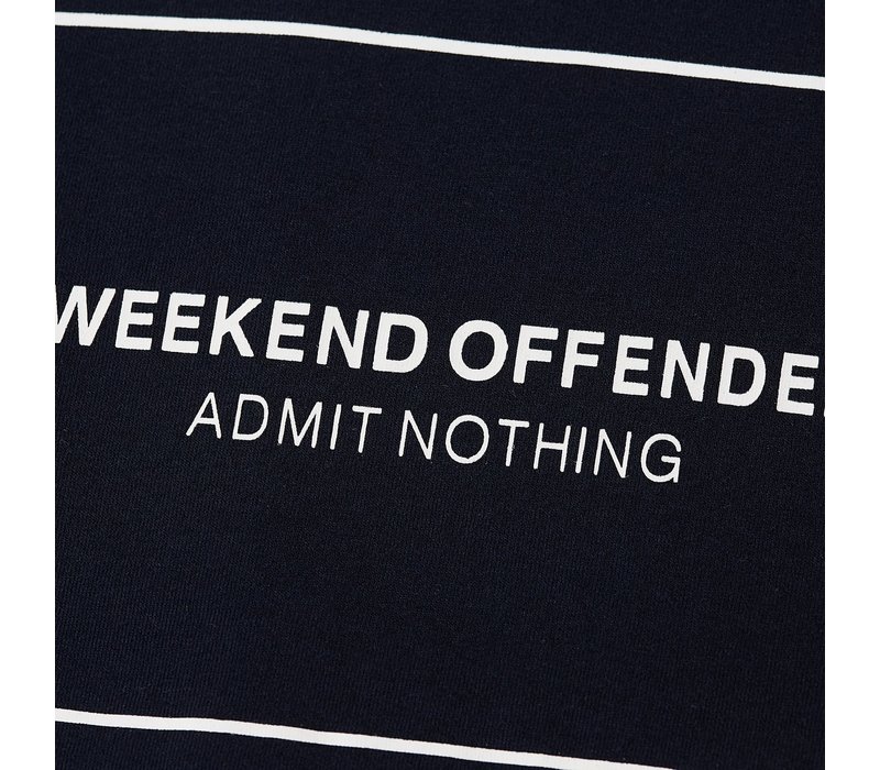 Weekend Offender Box outline t-shirt Navy