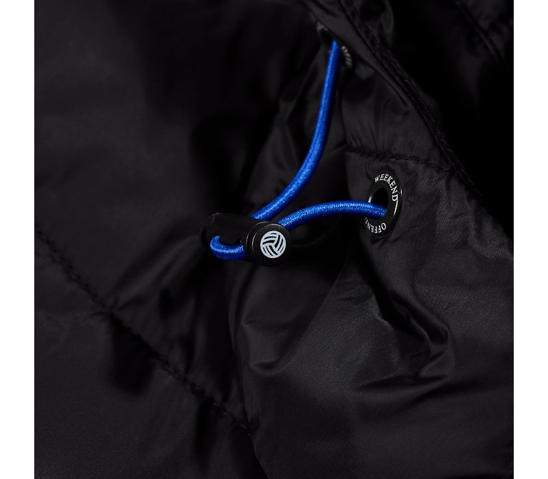 Weekend Offender Pablo half-zip hooded jacket Electric