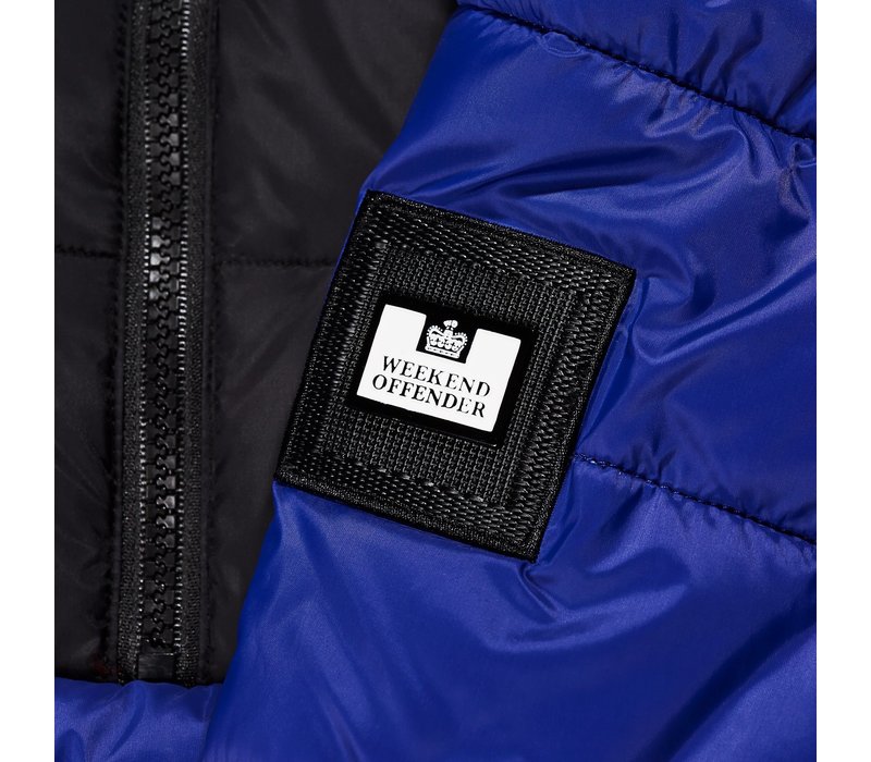 Weekend Offender Pablo half-zip hooded jacket Electric