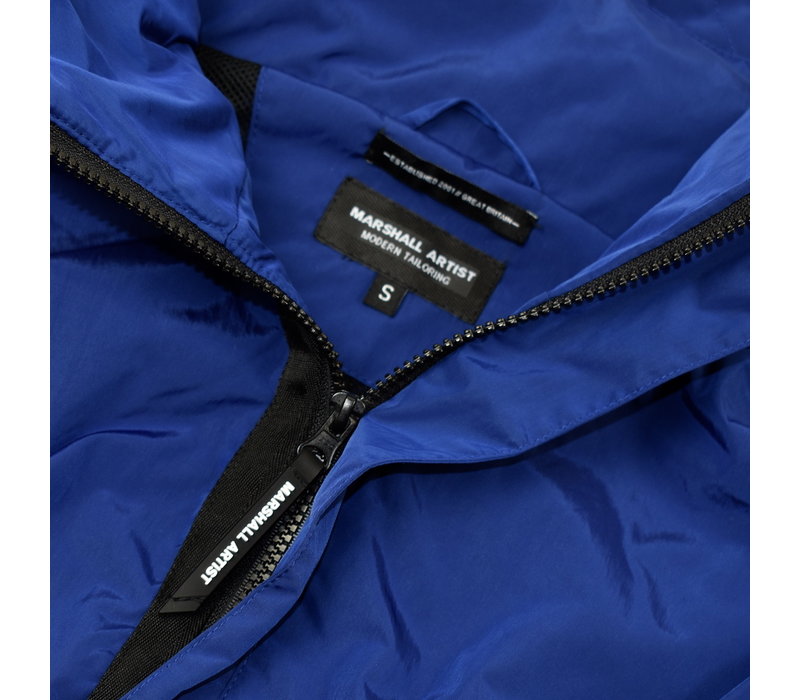 Marshall Artist shimmer fishtail parka Ink blue