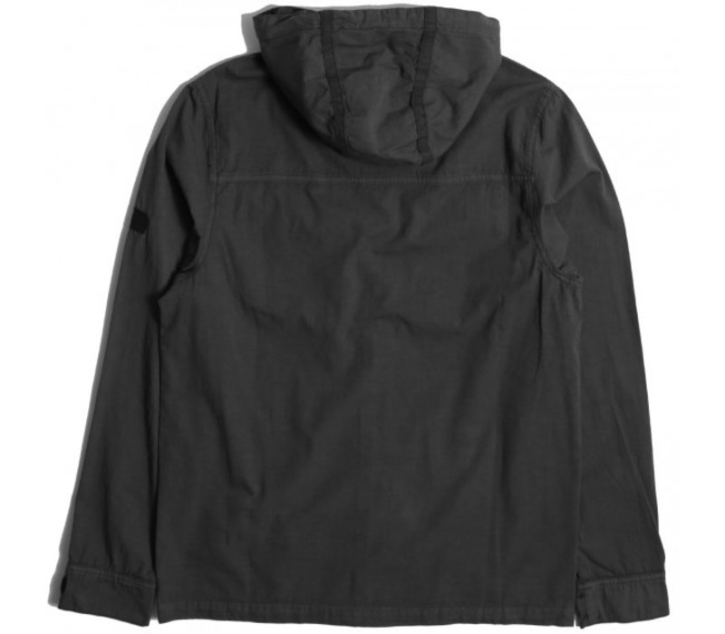 Peaceful Production hood overshirt Black