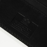 Weekend Offender leather card holder Black