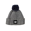 Weekend Offender Weekend Offender Gerdai knit bobble hat Steel Grey