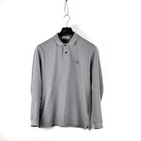 stone island black long sleeve polo