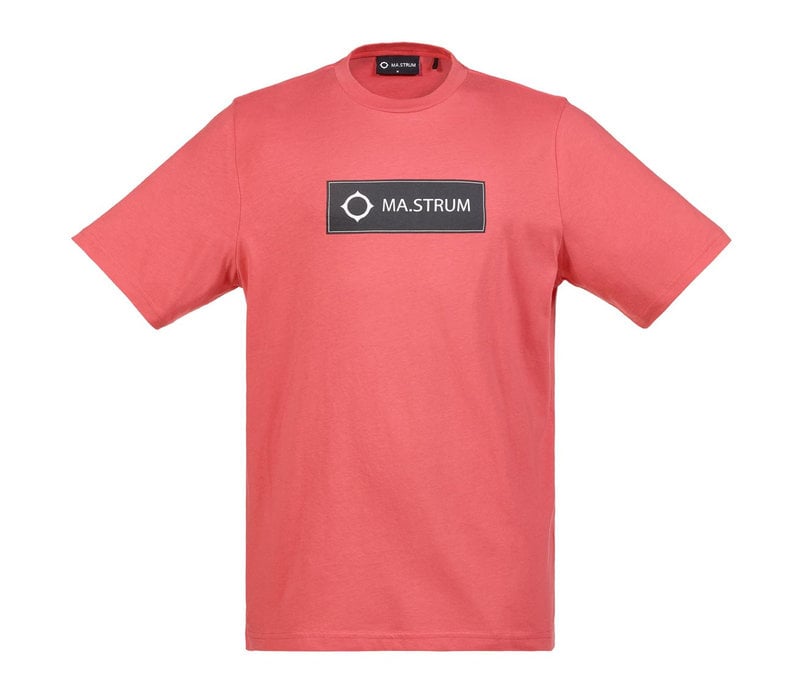 MA.STRUM icon box logo tee Cayenne Red