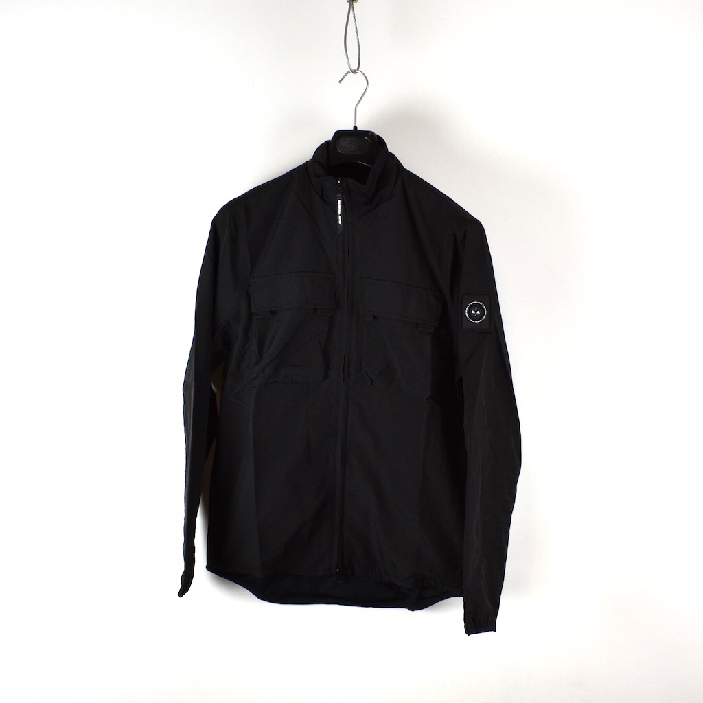 Marshall Artist garment dyed parachute overshirt Black - Archivio85