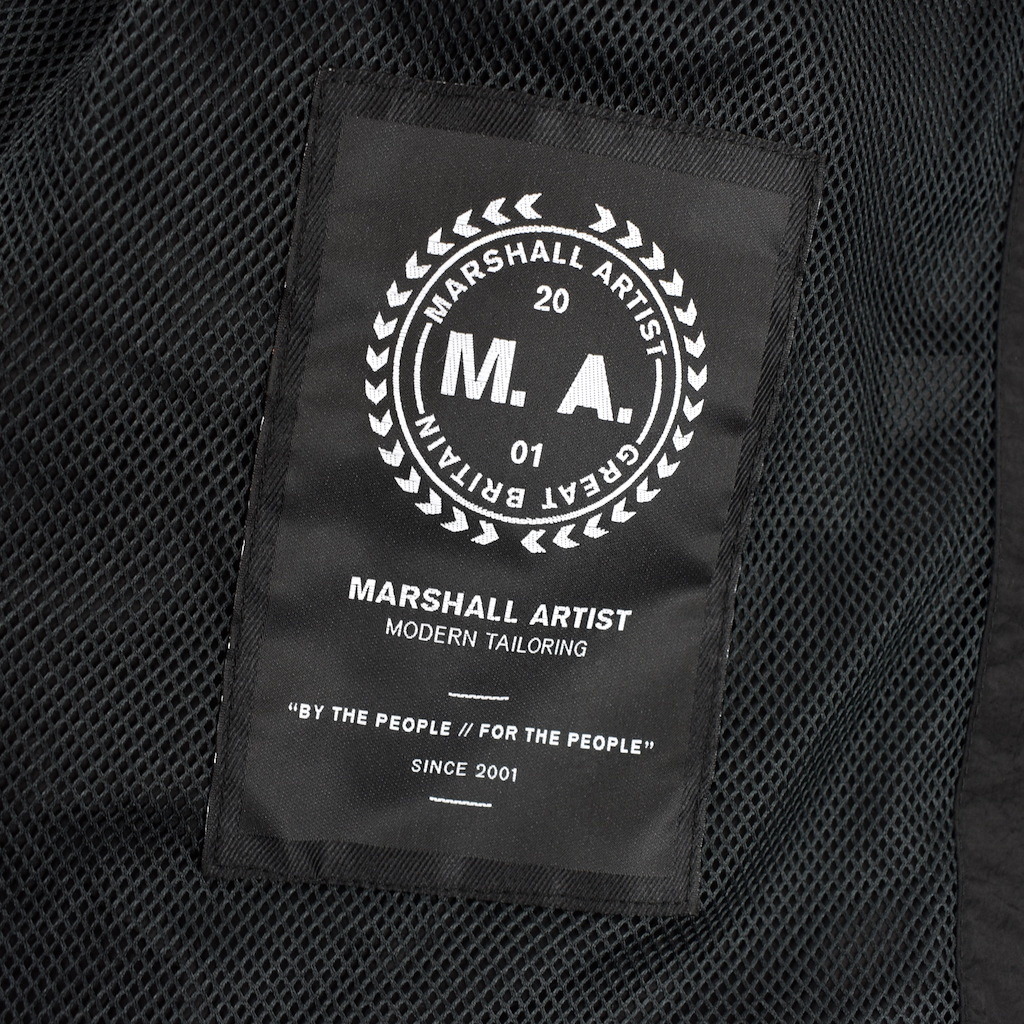 Marshall Artist garment dyed parachute overshirt Black - Archivio85