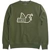Peaceful Hooligan Peaceful Hooligan Outline sweatshirt Olive