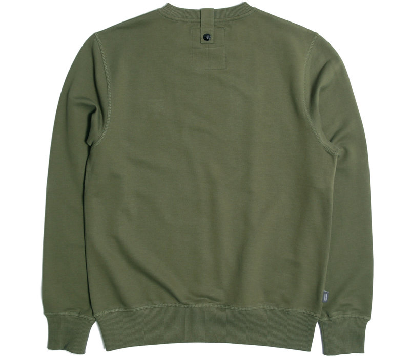 Peaceful Hooligan Outline sweatshirt Olive