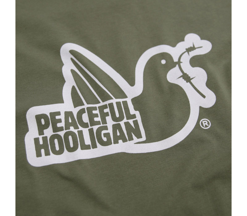 Peaceful Hooligan Outline sweatshirt Olive