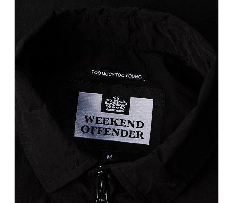 Weekend Offender Vinnie overshirt jacket Black