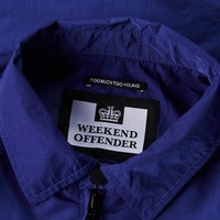 Weekend Offender Vinnie overshirt jacket Electric Blue