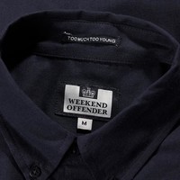 Weekend Offender Gomorra short sleeve shirt Navy