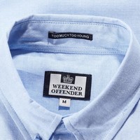 Weekend Offender Gomorra short sleeve shirt Pale Blue